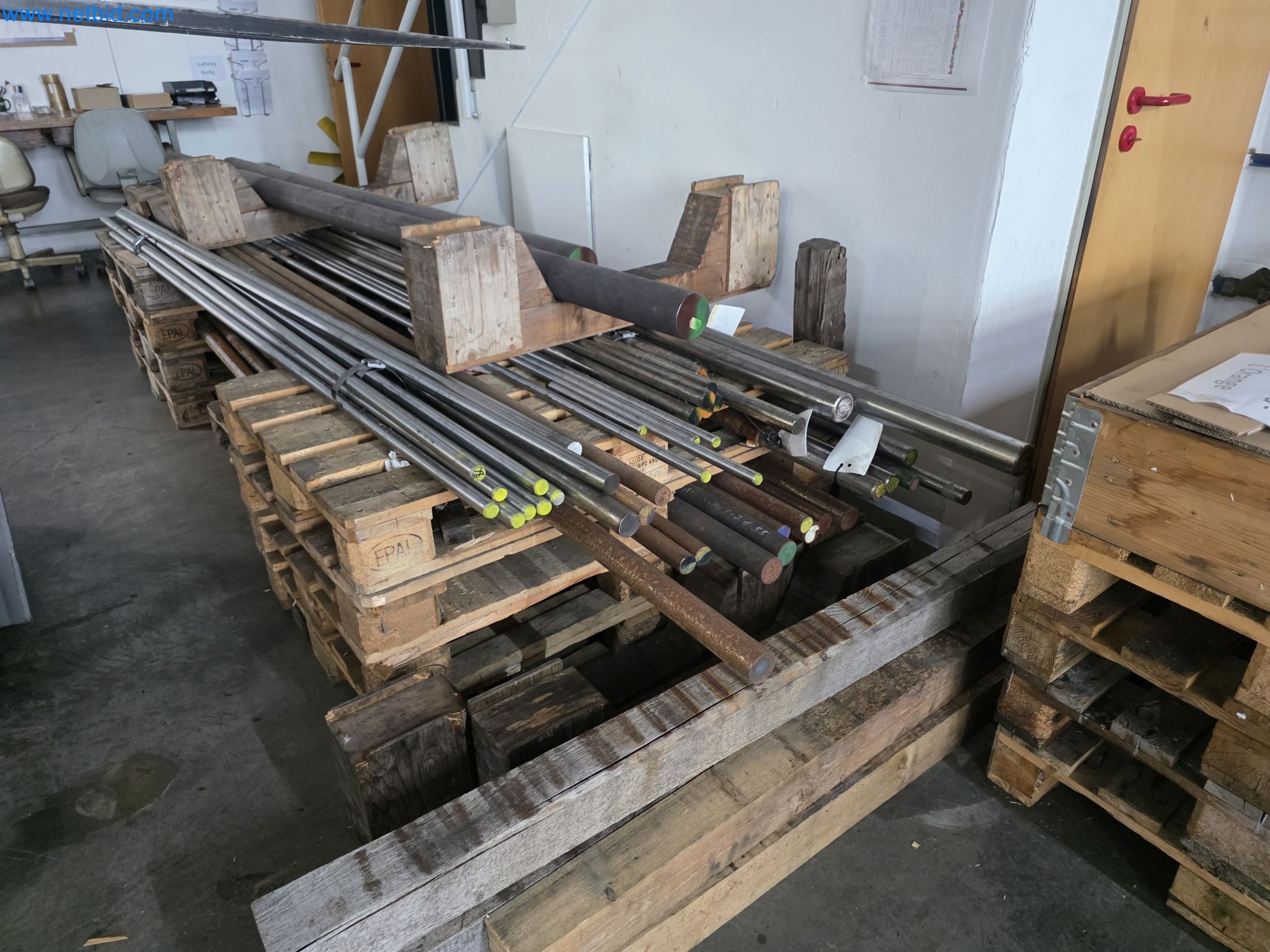 1 Posten div. Rundmaterial / Vollmaterial
